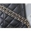 Chanel Mini Flap Bag with Top Handle AS2431 in Original Quality Lambskin Black 2022