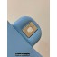 Chanel Mini Flap Bag with Top Handle AS2431 in Original Quality Lambskin Baby Blue 2022