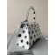 Balenciaga Hourglass Small Handbag Sprayed Polka Dots Printed Box White 2022