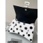 Balenciaga Hourglass Small Handbag Sprayed Polka Dots Printed Box White 2022