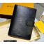 Louis Vuitton Medium Ring Agenda Cover EPI Leather Black R20202