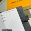 Louis Vuitton Medium Ring Agenda Cover Damier Graphite Canvas R20242