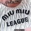 Miu Miu Matelassé ciré shoulder bag 5BH211 White