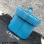 Ceine SMALL BOX cuir triomphe bag in Smooth Calfskin Blue 2022