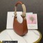Celine Medium Strap Ava Bag with Rope in smooth Calfskin Brown 2022