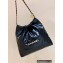 Chanel Shiny Calfskin CHANEL 22 Medium Handbag AS3261 in Original Quality Black/Gold 2022