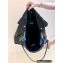 Chanel Shiny Calfskin CHANEL 22 Large Handbag AS3262 in Original Quality Black/Gold 2022