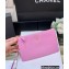 Chanel Shiny Calfskin CHANEL 22 Medium Handbag AS3261 in Original Quality Pink 2022