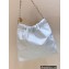 Chanel Shiny Calfskin CHANEL 22 Medium Handbag AS3261 in Original Quality White/Gold 2022