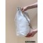Chanel Shiny Calfskin CHANEL 22 Medium Handbag AS3261 in Original Quality White/Gold 2022