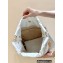 Chanel Shiny Calfskin CHANEL 22 Medium Handbag AS3261 in Original Quality White/Gold 2022