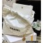 Chanel Shiny Calfskin CHANEL 22 Medium Handbag AS3261 in Original Quality White/Black 2022