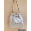 Chanel Shiny Calfskin CHANEL 22 Small Handbag AS3260 in Original Quality White/Gold 2022
