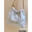 Chanel Shiny Calfskin CHANEL 22 Small Handbag AS3260 in Original Quality White/Gold 2022