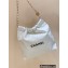 Chanel Shiny Calfskin CHANEL 22 Small Handbag AS3260 in Original Quality White/Black 2022
