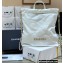 Chanel Shiny Calfskin CHANEL 22 Backpack Bag AS3313 in Original Quality White/Gold 2022