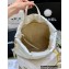 Chanel Shiny Calfskin CHANEL 22 Backpack Bag AS3313 in Original Quality White/Gold 2022