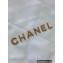 Chanel Shiny Calfskin CHANEL 22 Backpack Bag AS3313 in Original Quality White/Gold 2022