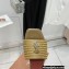 Loro Piana Sprightly Charms Flat Sandals Olive Green 2022