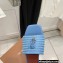 Loro Piana Sprightly Charms Flat Sandals Blue 2022