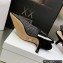 Dior Heel 6.5cm J'Adior Slingback Pumps in Cotton Embroidery with Thread and Strass Black 2022