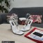 Dolce & Gabbana Heel 10.5cm Nappa leather sandals with DG logo White 2022
