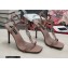 Dolce & Gabbana Heel 10.5cm Nappa leather sandals with DG logo Nude Pink 2022