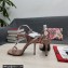 Dolce & Gabbana Heel 10.5cm Nappa leather sandals with DG logo Nude Pink 2022