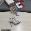 Dolce & Gabbana Heel 10.5cm Nappa leather sandals with DG logo Lilac 2022