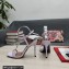 Dolce & Gabbana Heel 10.5cm Nappa leather sandals with DG logo Lilac 2022