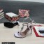Dolce & Gabbana Heel 10.5cm Nappa leather sandals with DG logo Lilac 2022