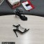 Dolce & Gabbana Heel 10.5cm Nappa leather sandals with DG logo Black 2022