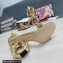 Dolce & Gabbana Heel 9.5cm Nappa leather Crystals sandals with baroque DG logo Gold 2022