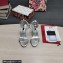 Dolce & Gabbana Heel 9.5cm Nappa leather Crystals sandals with baroque DG logo Silver 2022