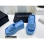 Alexander Wang Heel 10 Platform 6cm Taji Slide Sandals In Lycra Blue 2022