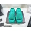 Alexander Wang Heel 10 Platform 6cm Taji Slide Sandals In Lycra Turquoise Green 2022