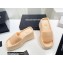 Alexander Wang Heel 10 Platform 6cm Taji Slide Sandals In Lycra Beige 2022