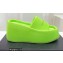 Alexander Wang Heel 10 Platform 6cm Taji Slide Sandals In Lycra Green 2022