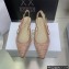 Dior J'Adior Slingback Ballerina Flats in Cotton Embroidery with Thread and Strass Nude Pink 2022