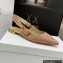 Dior J'Adior Slingback Ballerina Flats in Cotton Embroidery with Thread and Strass Nude Pink 2022