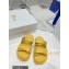 Dior Lambskin DiorAct Slides Yellow 2022