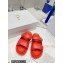 Dior Lambskin DiorAct Slides Red 2022