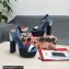 Dolce & Gabbana Heel 15cm platform 5cm Camouflage Patchwork denim sandals Blue 2022