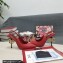 Dolce & Gabbana DG logo Heel 10.5cm leather Slingbacks Red 2022