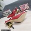 Dolce & Gabbana DG logo Heel 10.5cm leather Slingbacks Red 2022