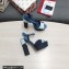 Dolce & Gabbana Heel 15cm platform 5cm Camouflage Patchwork denim sandals Blue 2022