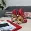 Dolce & Gabbana Heel 9.5cm Nappa leather sandals with baroque DG logo Red 2022