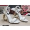 Dolce & Gabbana Heel 9.5cm Nappa leather sandals with baroque DG logo White 2022