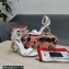 Dolce & Gabbana Heel 9.5cm Nappa leather sandals with baroque DG logo White 2022