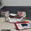 Dolce & Gabbana Heel 9.5cm Nappa leather sandals with baroque DG logo White 2022